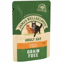 James Wellbeloved Grain Free Turkey Wet Adult Cat Food -Cat shop 9003579310496 T1