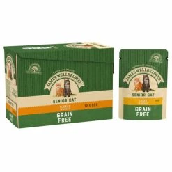 James Wellbeloved Grain Free Turkey Senior Cat Pouches -Cat shop 9003579310526 T2a