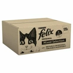Felix Original 1+ Mixed Selection In Jelly Cat Food -Cat shop 9304886 T517 yowut1
