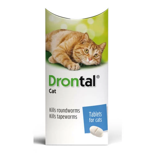 Drontal Worming Tablets For Small & Medium Cats Under 4kg 3 Drontal Worming Tablets For Small & Medium Cats Under 4kg