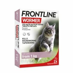 FRONTLINE Wormer Tablets For Cats -Cat shop FRONTLINE Wormer CAT RIGHT FACING RGB iwwlwx