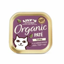 Lily's Kitchen Lilys Kitchen Organic Turkey Pate Complete Wet Cat Food 7 Lily's Kitchen Lilys Kitchen Organic Turkey Pate Complete Wet Cat Food -Cat shop LK Cat Pate Organic Turkey Front3Qtr EAN5060184243254 sb6zoa