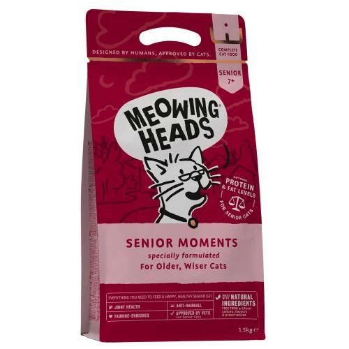 Meowing Heads Senior Moments Adult Cat Food 3 Meowing Heads Senior Moments Adult Cat Food