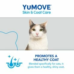YuMOVE Skin & Coat Care Moulting For All Cats -Cat shop Moulting Cat 8 uvg1nx