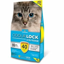 Intersand Odourlock Clumping Cat Litter -Cat shop NEW 12kg Odourlock avec poignee FINAL HR j1aihl
