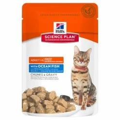Hills Science Plan Adult Multipack Pouches Wet Cat Food -Cat shop Ocean Fish Pouch qwd5m3