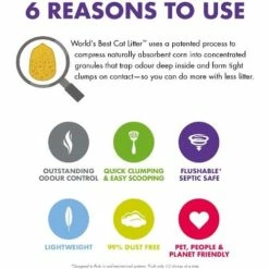 Worlds Best Cat Litter Multiple Cat Lavender Formula -Cat shop Picture 3 qevasw