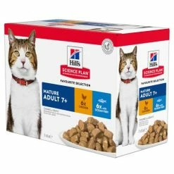 Hills Science Plan Mature 7+ Pouches Wet Cat Food -Cat shop SP 604002 MP fzknr6