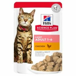Hills Science Plan Adult Light Pouches Wet Cat Food -Cat shop SP 604015 Pch qxhrnf