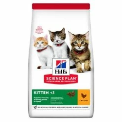 Hills Science Plan Chicken Dry Kitten Food -Cat shop SP 604048 Packshot hzahqi