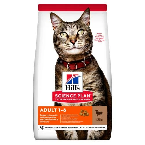 Hills Science Plan Lamb Dry Adult Cat Food 3 Hills Science Plan Lamb Dry Adult Cat Food