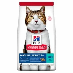 Hills Science Plan Tuna Mature Adult 7+ Dry Cat Food -Cat shop SP 604179 Packshot nkqt4l