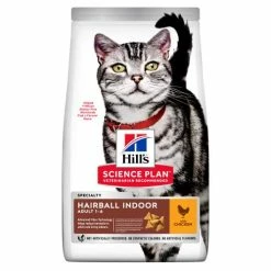 Hills Science Plan Adult Hairball & Indoor Dry Cat Food Chicken