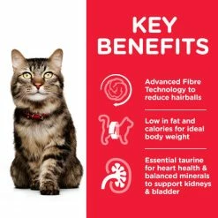 Hills Science Plan Mature Adult Hairball & Indoor Dry Cat Food Chicken -Cat shop Thumbnail 2 604490 Key Benefits uiun9e
