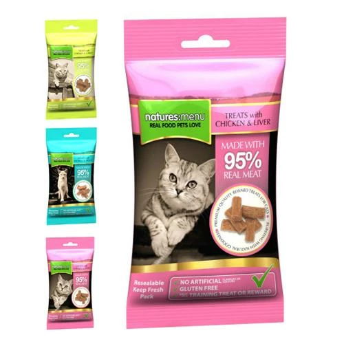 Natures Menu Cat & Kitten Treats 3 Natures Menu Cat & Kitten Treats