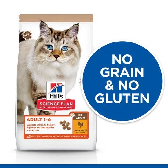 Hill's Science Plan Hill's™ SCIENCE PLAN™ No Grain Adult Dry Cat Food With Chicken 7 Hill's Science Plan Hill's™ SCIENCE PLAN™ No Grain Adult Dry Cat Food With Chicken - Image 5