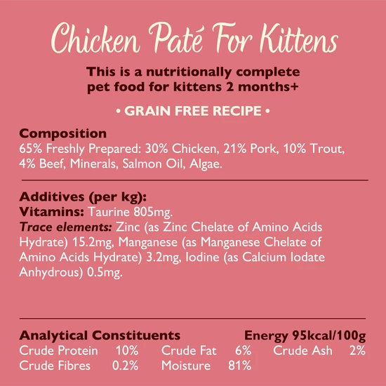 Lily's Kitchen Chicken Paté For Kittens 6 Lily's Kitchen Chicken Paté For Kittens - Image 4