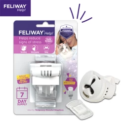 Feliway Help! Starter Kit 7 Day Diffuser -Cat shop pack hprqio