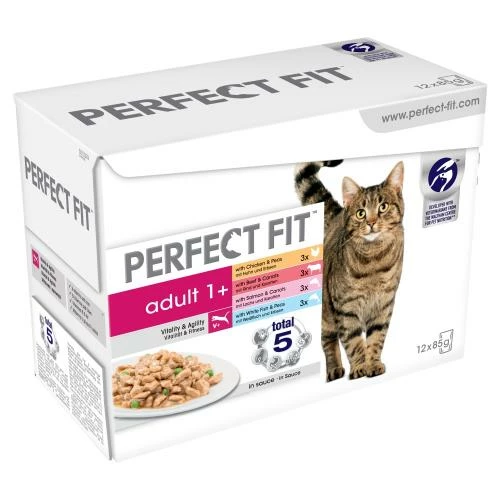 Perfect Fit Mixed Pack Wet Adult 1+ Cat Food 4 Perfect Fit Mixed Pack Wet Adult 1+ Cat Food - Image 2