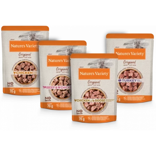 Natures Variety Original Pate Multipack Wet Adult Cat Food 3 Natures Variety Original Pate Multipack Wet Adult Cat Food