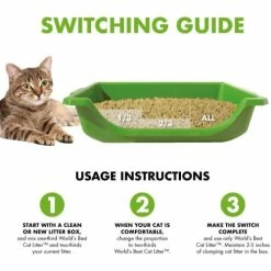 Worlds Best Cat Litter Original Clumping Formula -Cat shop wb8 nujm2r